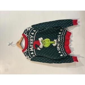 The Grinch “Merry Grinchmas” Ugly Christmas Sweater Green L